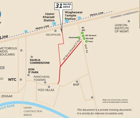 31 Palma Drive location map